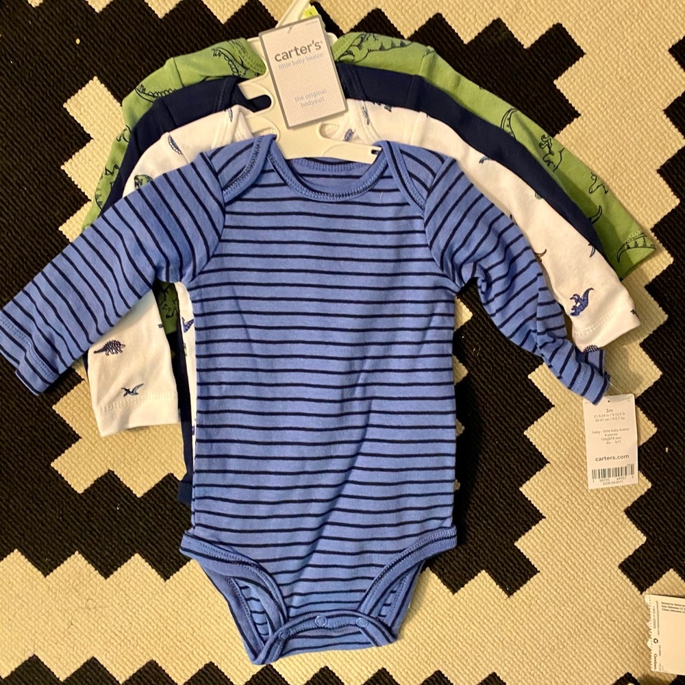 SOLD NWT long sleeve onesies
